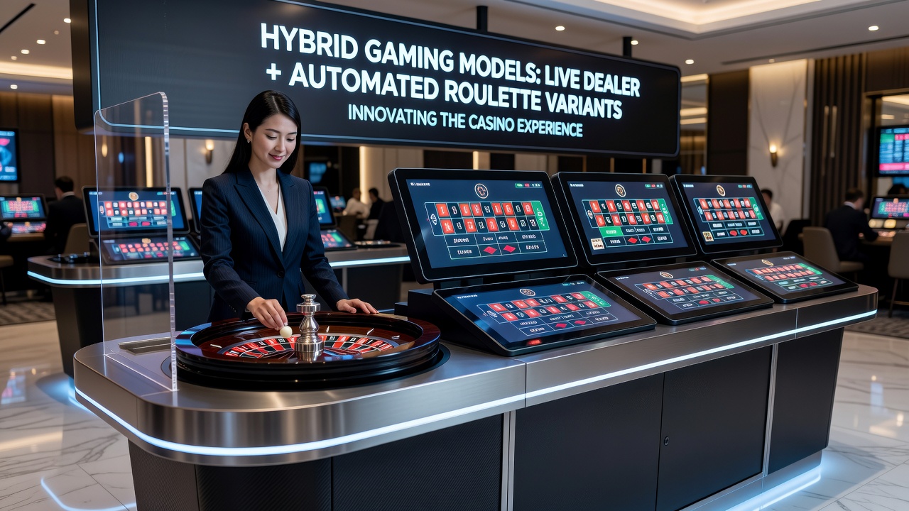 Mobile screen showing simultaneous live dealer roulette and automated variant options