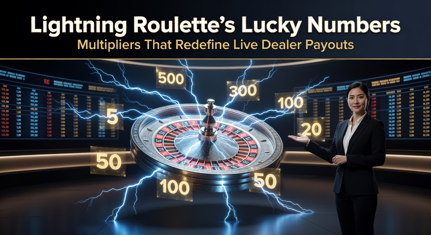 Lightning Roulette live dealer table displaying glowing lucky numbers with random multipliers up to 500x during a high-stakes spin