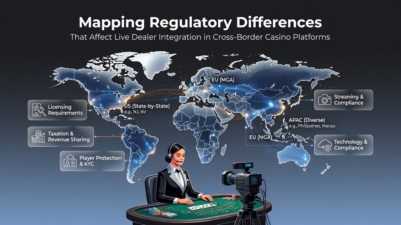 Regulatory frameworks shaping live dealer casino operations across international borders