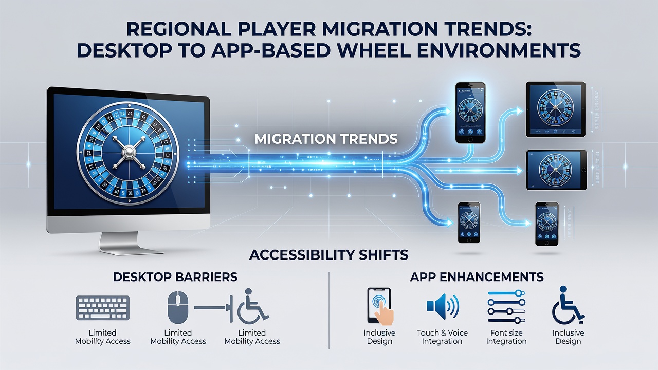 Players shifting from desktop roulette setups to mobile app interfaces in various regions