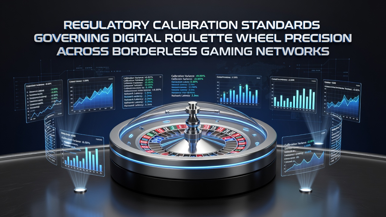 Regulatory inspection of digital roulette wheel calibration equipment in a testing laboratory